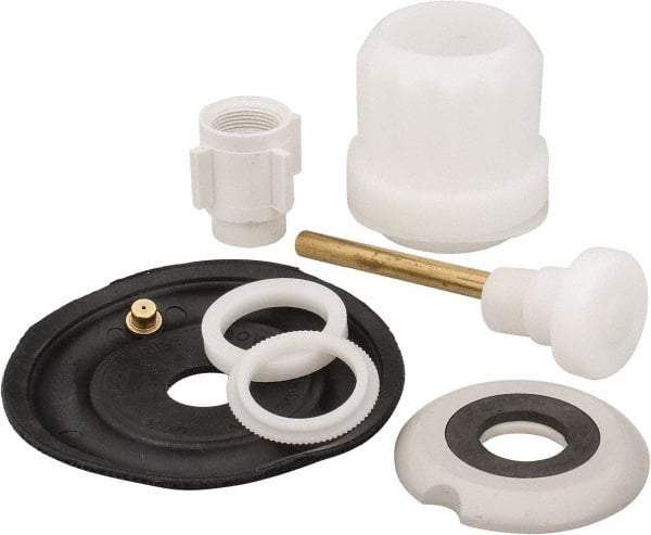 Made in USA - Urinal Flush Valve Repair Kit - For Use With Coyne and Delaney, Contain Relief Valve, Bushing, Auxiliary Valve Seal Retainer with Seal, Diaphragm, Guides, Main Seat, Friction Ring - Makers Industrial Supply