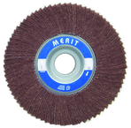 6 x 1 x 1" - 120 Grit - Aluminum Oxide - Non-Woven Flap Wheel - Makers Industrial Supply