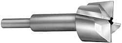 Made in USA - 27/32" Diam, 1/4" Shank, Diam, 4 Flutes, Straight Shank, Interchangeable Pilot Counterbore - Makers Industrial Supply