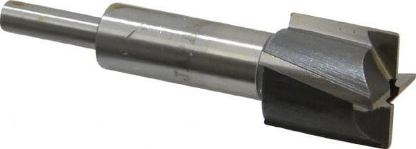 Value Collection - 27/32" Diam, 1/4" Shank, Diam, 4 Flutes, Straight Shank, Interchangeable Pilot Counterbore - Makers Industrial Supply