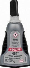 Loctite - 0.14 oz Bottle Clear Instant Adhesive - Series QuickTite, 5 to 30 sec Working Time, 24 hr Full Cure Time, Bonds to Metal & Plastic - Makers Industrial Supply