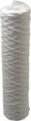 Parker - 2-1/2" OD, 1µ, Polyester String-Wound Cartridge Filter - 10" Long - Makers Industrial Supply