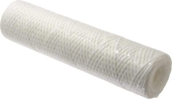 Parker - 2-1/2" OD, 25µ, Polyester String-Wound Cartridge Filter - 10" Long - Makers Industrial Supply