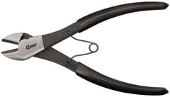 Clauss - 7" OAL, Wire Cutter - 7/8" Jaw Length x 1-1/8" Jaw Width, Standard Head, Vinyl Coated Handle - Makers Industrial Supply