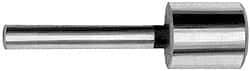 Made in USA - 1-1/8" Head Diam, 3/8" Shank Diam, Counterbore Pilot - Bright Finish, Carbon Steel - Makers Industrial Supply