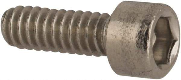 Value Collection - #2-56 UNC Hex Socket Drive, Socket Cap Screw - Grade 316 Stainless Steel, 1/4" Length Under Head - Makers Industrial Supply