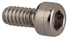 Value Collection - #4-40 UNC Hex Socket Drive, Socket Cap Screw - Grade 316 Stainless Steel, 1/4" Length Under Head - Makers Industrial Supply