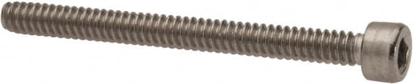 Value Collection - #6-32 UNC Hex Socket Drive, Socket Cap Screw - Grade 316 Stainless Steel, 1-1/2" Length Under Head - Makers Industrial Supply