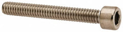 Value Collection - #8-32 UNC Hex Socket Drive, Socket Cap Screw - Grade 316 Stainless Steel, 1-1/4" Length Under Head - Makers Industrial Supply