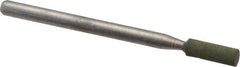 Cratex - 1/8" Max Diam x 3/8" Thick, Shape Code W145, Rubberized Point - Fine Grade, Aluminum Oxide - Makers Industrial Supply