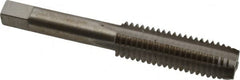 Interstate - 1/2-13 UNC 4 Flute Bright Finish High Speed Steel Straight Flute Standard Hand Tap - Plug, Right Hand Thread, 3-3/8" OAL, H11 Limit, 0.005" Oversize - Makers Industrial Supply