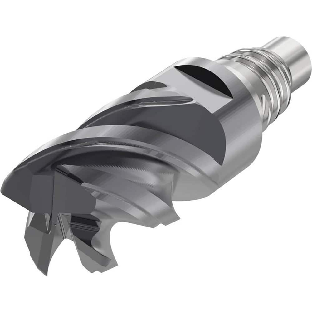 Corner Radius & Corner Chamfer End Mill Heads; Mill Diameter (Inch): 3/8; Mill Diameter (Decimal Inch): 0.3750; Connection Type: E10; Overall Length (Decimal Inch): 1.1575; Centercutting: Yes; Corner Radius (Decimal Inch): 0.0300; Minimum Helix Angle: 48;