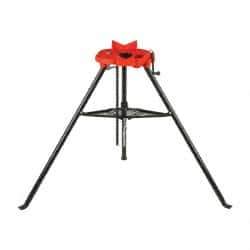 Value Collection - 1/8" to 6" Pipe Capacity, Portable Tristand Chain Vise - Makers Industrial Supply