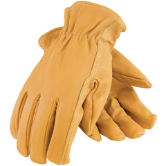 ‎09-K3700/XXL Leather Gloves - Kut Gard Goatskin Leather Drivers - 13G Kevlar Lining - Staight Thumb A2 - Exact Industrial Supply