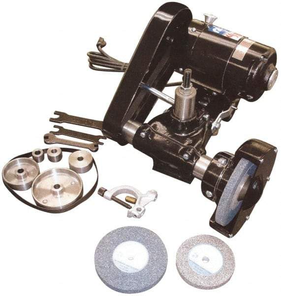 Dumore - Interchangeable, Internal and External Spindle, Tool Post Grinder - 1/2, 1/2 hp, 120 Volts, 1-7/8 Inch Spindle Hole Diameter - Makers Industrial Supply