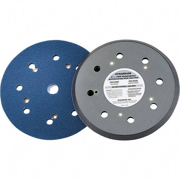 Dynabrade - 8" Diam Disc Backing Vacuum Replacement Pad - Medium Density, 1,500 RPM - Makers Industrial Supply