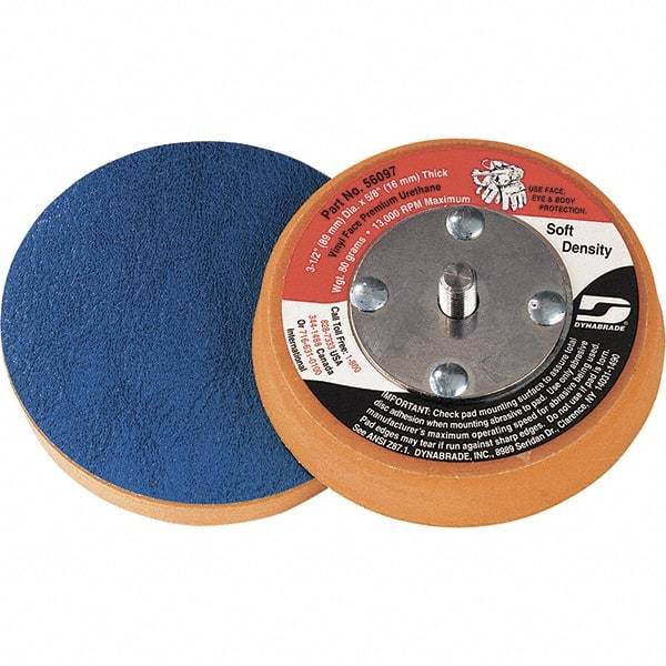 Dynabrade - 3" Diam Disc Backing Nonvacuum Replacement Pad - Soft Density, 13,000 RPM - Makers Industrial Supply