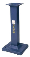 Baldor - 15-3/4 Inch Wide x 14 Inch Deep, Machine Pedestal Stand - Compatible with 6, 7, 8 and 10 Inch Grinders - Makers Industrial Supply