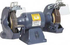 Baldor - 10" Wheel Diam x 1" Wheel Width, 1-1/2 hp Grinder - 7/8" Arbor Hole Diam, 3 Phase, 1,800 Max RPM, 208/230/460 Volts - Makers Industrial Supply