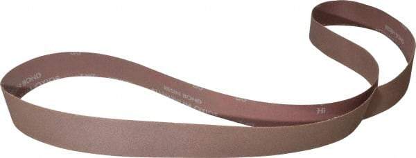 Norton - 1-1/2" Wide x 60" OAL, 80 Grit, Aluminum Oxide Abrasive Belt - Aluminum Oxide, Medium, Coated, X Weighted Cloth Backing, Series R228 - Makers Industrial Supply