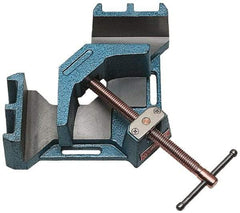 Wilton - Fixed Angle, 2 Axes, 4-1/8" Long, 2-3/8" Jaw Height, 4-3/8" Max Capacity, Cast Iron Angle & Corner Clamp - 90° Clamping Angle - Makers Industrial Supply