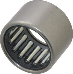 IKO - 0.63" Bore Diam, 2,450 Lb. Dynamic Capacity, 16 x 22 x 16mm, Caged, Open End, Shell Needle Roller Bearing - 0.866" Outside Diam, 0.63" Wide - Makers Industrial Supply