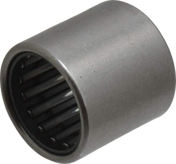 IKO - 0.63" Bore Diam, 2,950 Lb. Dynamic Capacity, 16 x 22 x 22mm, Caged, Open End, Shell Needle Roller Bearing - 0.866" Outside Diam, 0.866" Wide - Makers Industrial Supply