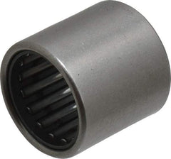 IKO - 0.63" Bore Diam, 2,950 Lb. Dynamic Capacity, 16 x 22 x 22mm, Caged, Open End, Shell Needle Roller Bearing - 0.866" Outside Diam, 0.866" Wide - Makers Industrial Supply