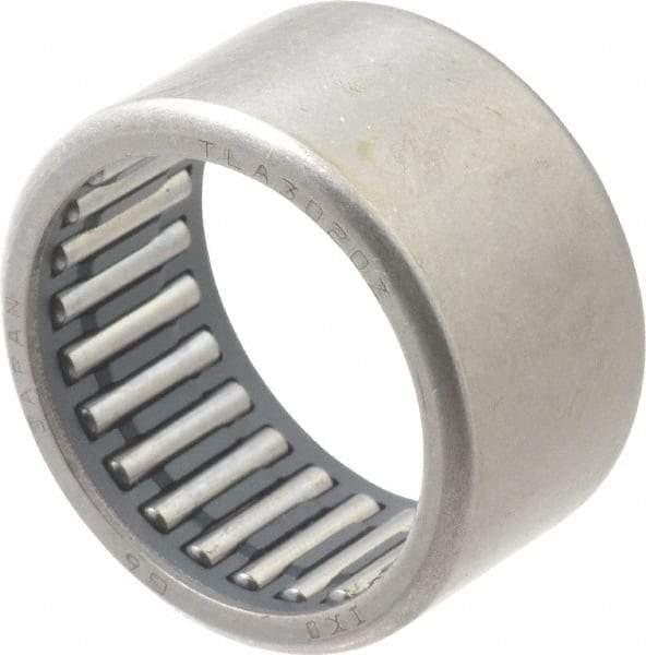 IKO - 1.181" Bore Diam, 4,950 Lb. Dynamic Capacity, 30 x 37 x 20mm, Caged, Open End, Shell Needle Roller Bearing - 1.457" Outside Diam, 0.787" Wide - Makers Industrial Supply