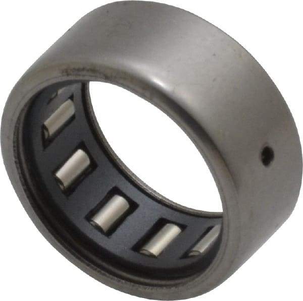 IKO - 1/2" Bore Diam, 820 Lb. Dynamic Capacity, 1/2 x 11/16 x 5/16", Caged, Open End, Shell Needle Roller Bearing - 11/16" Outside Diam, 5/16" Wide - Makers Industrial Supply