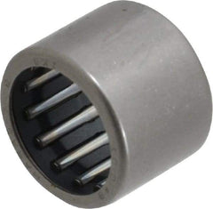 IKO - 5/8" Bore Diam, 2,330 Lb. Dynamic Capacity, 5/8 x 13/16 x 5/8", Caged, Open End, Shell Needle Roller Bearing - 13/16" Outside Diam, 5/8" Wide - Makers Industrial Supply