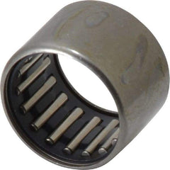 IKO - 11/16" Bore Diam, 2,460 Lb. Dynamic Capacity, 11/16 x 7/8 x 5/8", Caged, Open End, Shell Needle Roller Bearing - 7/8" Outside Diam, 5/8" Wide - Makers Industrial Supply