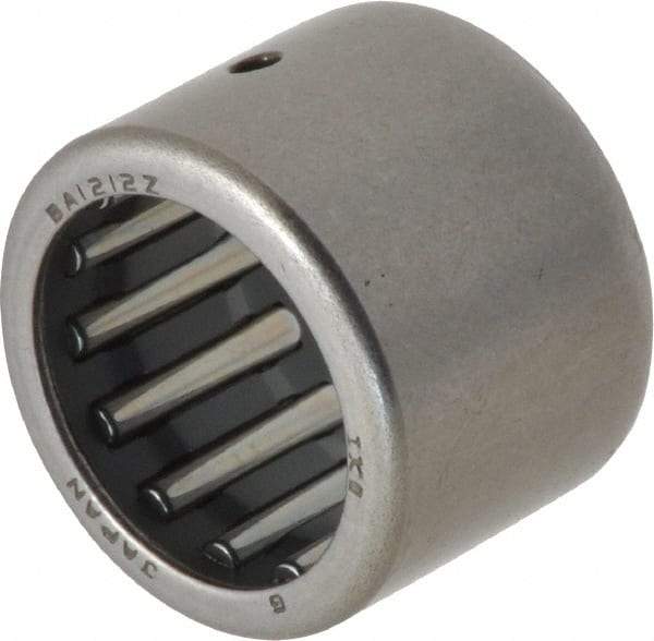 IKO - 3/4" Bore Diam, 3,450 Lb. Dynamic Capacity, 3/4 x 1 x 3/4", Caged, Open End, Shell Needle Roller Bearing - 1" Outside Diam, 3/4" Wide - Makers Industrial Supply