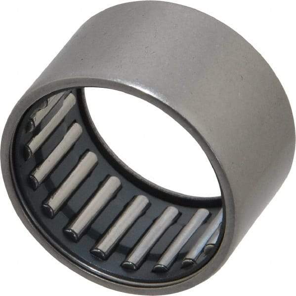 IKO - 1" Bore Diam, 4,150 Lb. Dynamic Capacity, 1 x 1-1/4 x 3/4", Caged, Open End, Shell Needle Roller Bearing - 1-1/4" Outside Diam, 3/4" Wide - Makers Industrial Supply