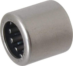 IKO - 1/2" Bore Diam, 2,850 Lb. Dynamic Capacity, 1/2 x 3/4 x 3/4", Caged, Shell Needle Roller Bearing - Heavy Section, 3/4" Outside Diam, 3/4" Wide - Makers Industrial Supply