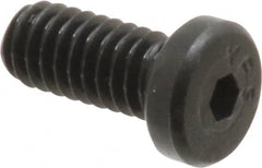 Value Collection - #8-32 UNC Hex Socket Drive, Low Socket Cap Screw - Alloy Steel, Black Oxide Finish, Fully Threaded, 3/8" Length Under Head - Makers Industrial Supply