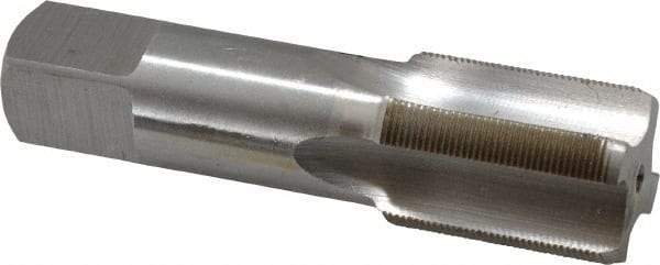 Interstate - M27x1.00 Metric Fine 6H 4 Flute Bright Finish High Speed Steel Straight Flute Standard Hand Tap - Bottoming, Right Hand Thread, 5-1/8" OAL, 2-1/2" Thread Length, D5 Limit, Oversize - Makers Industrial Supply