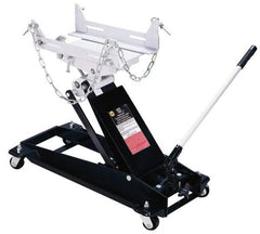 Omega Lift Equipment - 1,100 Lb Capacity Transmission Jack - 8-1/2 to 24-3/4" High, 15" Chassis Width x 31-1/8" Chassis Length - Makers Industrial Supply