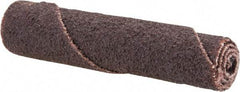 Merit Abrasives - 2" Long x 3/8" Diam, Aluminum Oxide, Full Taper Cartridge Roll - 80 Grit, 1/8" Pilot Hole Diam, Medium Grade - Makers Industrial Supply