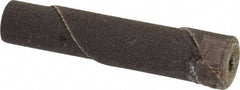 Superior Abrasives - 3/8" Max Roll Diam x 2" OAL, 180 Grit Straight Cartridge Roll - 1/8" Pilot Hole Diam, Very Fine Grade - Makers Industrial Supply