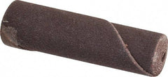 Merit Abrasives - 1/2" Max Roll Diam x 2" OAL, 180 Grit Aluminum Oxide Straight Cartridge Roll - 1/8" Pilot Hole Diam, Very Fine Grade - Makers Industrial Supply