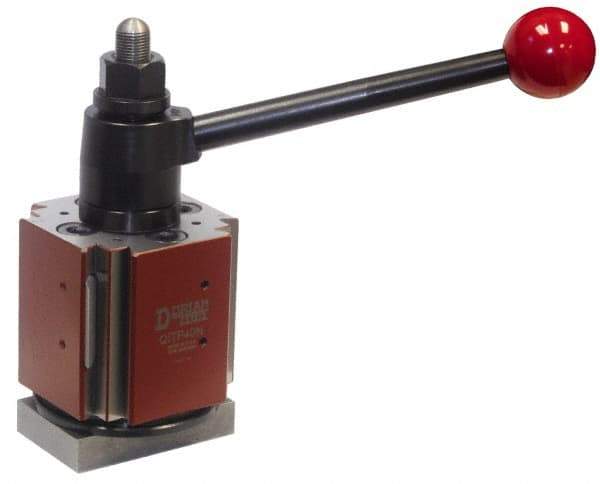 Dorian Tool - 13 to 15 Inch Lathe Swing, Indexable Quick Change Tool Post - 5.72 Inch Tool Post Height, Series BXA, 1-1/8 to 2-9/32 Inch Centerline Height Range, 24 Position - Exact Industrial Supply