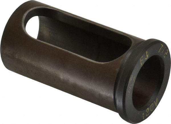 Global CNC Industries - 7/8" ID, 1-1/4" OD, 60mm Length Under Head, Type CV Lathe Tool Holder Bushing - 50mm Slot Length - Exact Industrial Supply