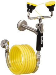 Bradley - Plumbed Drench Hoses Mount: Wall Style: Dual Spray Head - Makers Industrial Supply