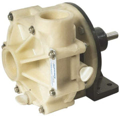 Pentair - 1/2 HP, Corrosion Resistant Pump - 1-1/2 Inlet Size, 1-1/2 Outlet Size, Polypropylene - Makers Industrial Supply