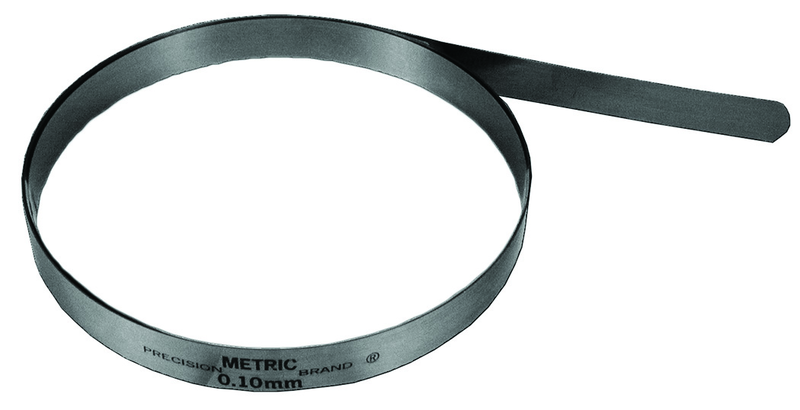 Metric Steel Feeler Gage Coil - 0.90mm - 12.7mm x 7.6m - C1095 Spring Steel - Makers Industrial Supply
