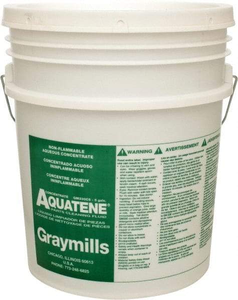 Graymills - 5 Gal Pail Parts Washer Fluid - Water-Based - Makers Industrial Supply