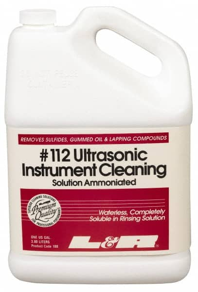 L&R Ultrasonic - 1 Gal Bottle Ultrasonic Cleaner - Solvent-Based - Makers Industrial Supply