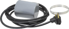 Berkeley - 115 AC Volt, Normally Closed, Float Switch - 10 Ft. Cord Length, Polypropylene - Makers Industrial Supply