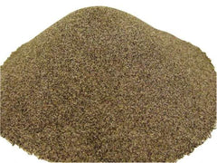 Made in USA - Medium Grade Angular Aluminum Oxide - 80 Grit, 9 Max Hardness, 50 Lb Box - Makers Industrial Supply